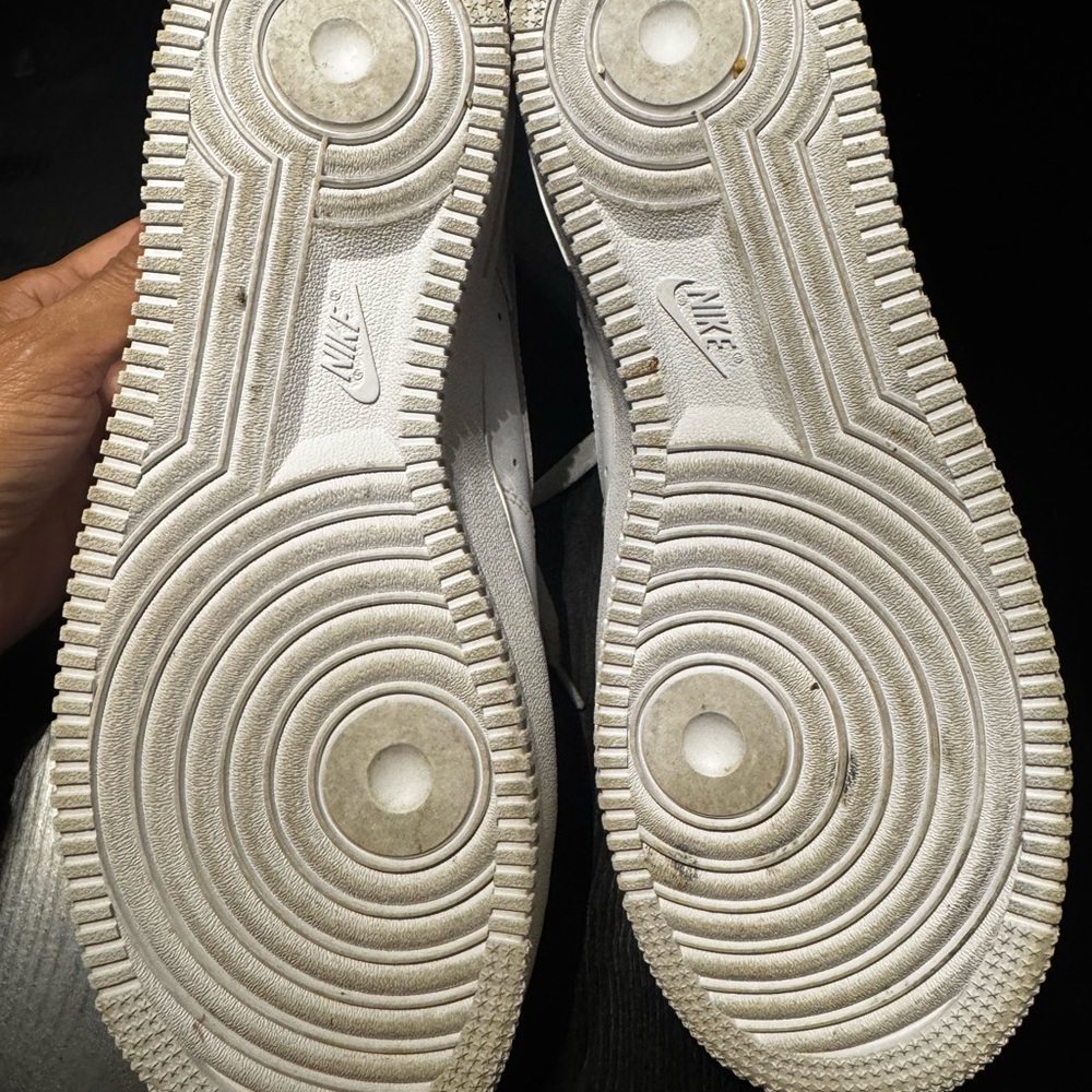 Nike Air Force 1 White Sneakers (Men’s) - Picture 7 of 8